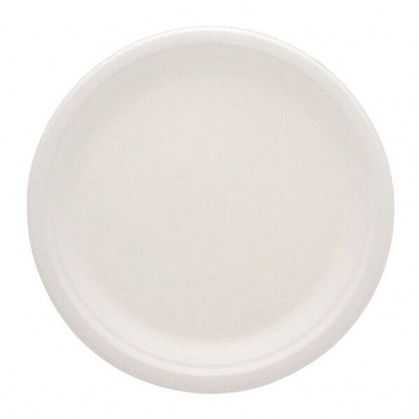 紙皿 バガスペーパーウェア プレート 深型プレート 26cm ホワイト
