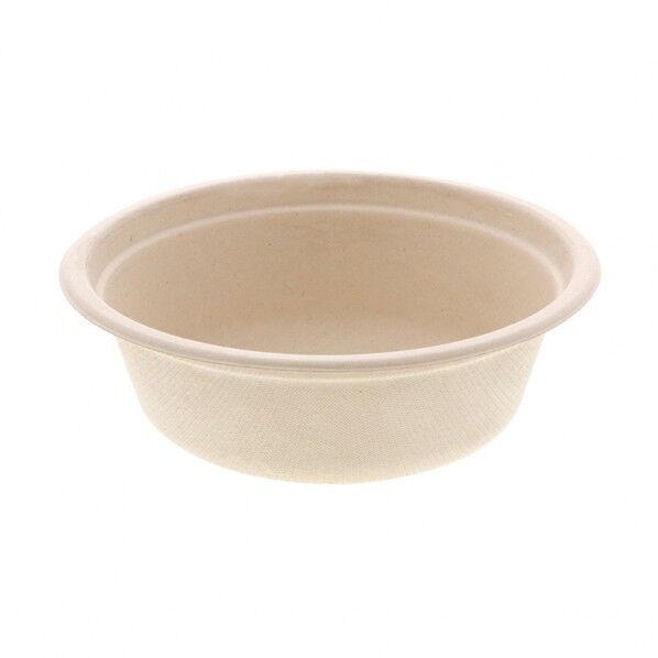 紙皿 バガスペーパーウェア プレート どんぶり 600ml クラフト