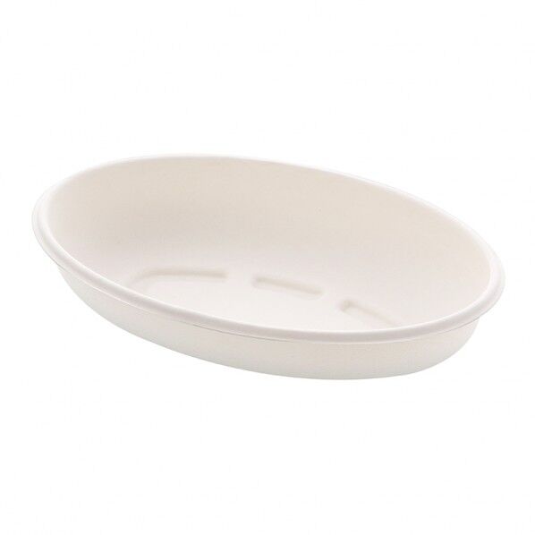 紙皿 バガスペーパーウェア カレー皿 カレー皿 550ml 本体 ホワイト