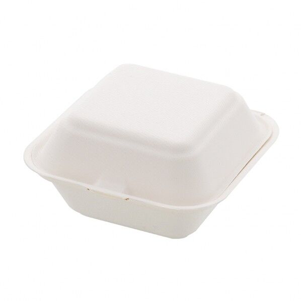 紙皿 バガスペーパーウェア バーガー バーガー S ホワイト