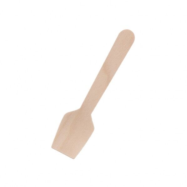 木製角スプーン 95mm バラ