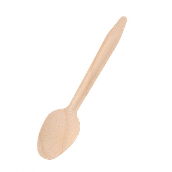 木製スプーン ワイド 163mm バラ