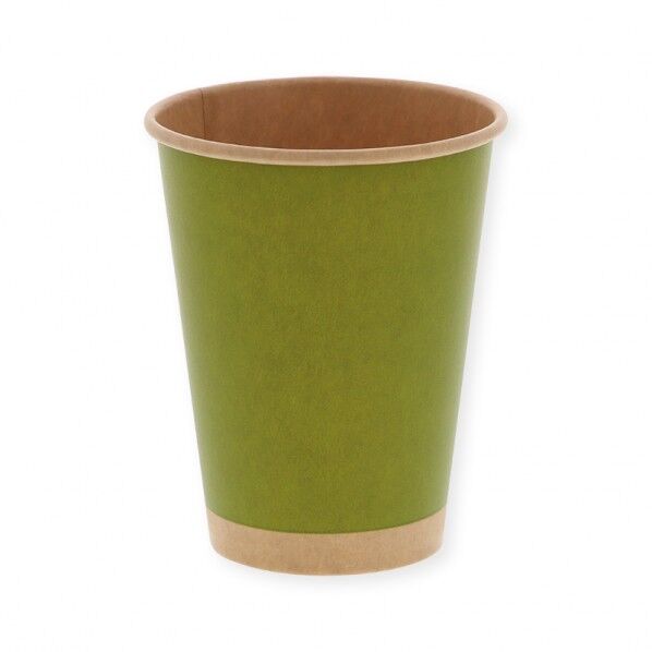 ペーパーカップ アイス・ホット兼用 未晒まっちゃ 12オンス 口径90mm