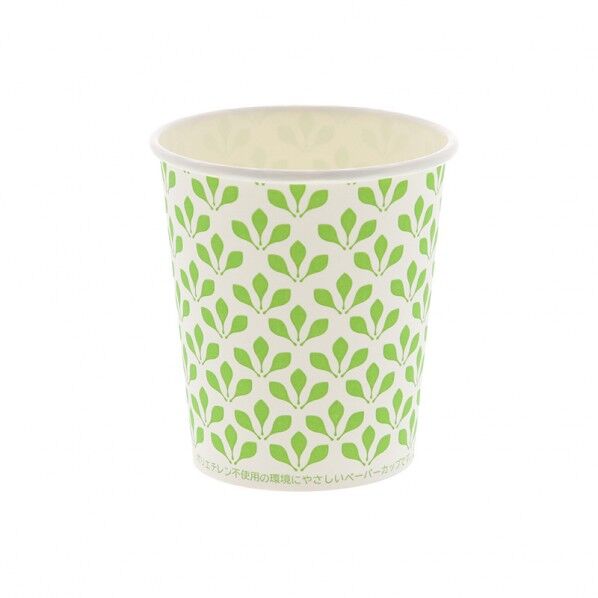 ペーパーカップ水性コート Eタイプ 7オンス 口径73mm リーフ