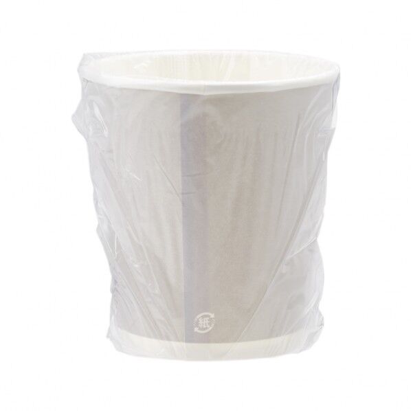 ペーパーカップ 7オンス 個包装 グレー