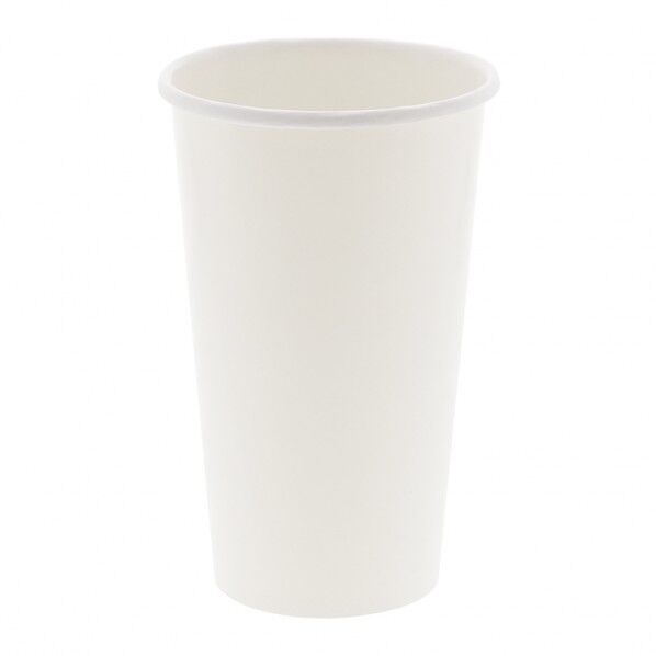 ペーパーカップ アイス・ホット兼用 18オンス 口径90mm ホワイト