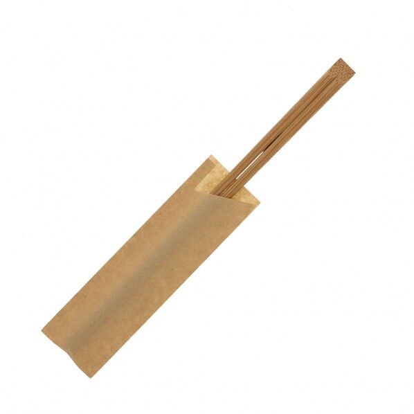 黒竹天削箸 ハカマ袋入 未晒無地