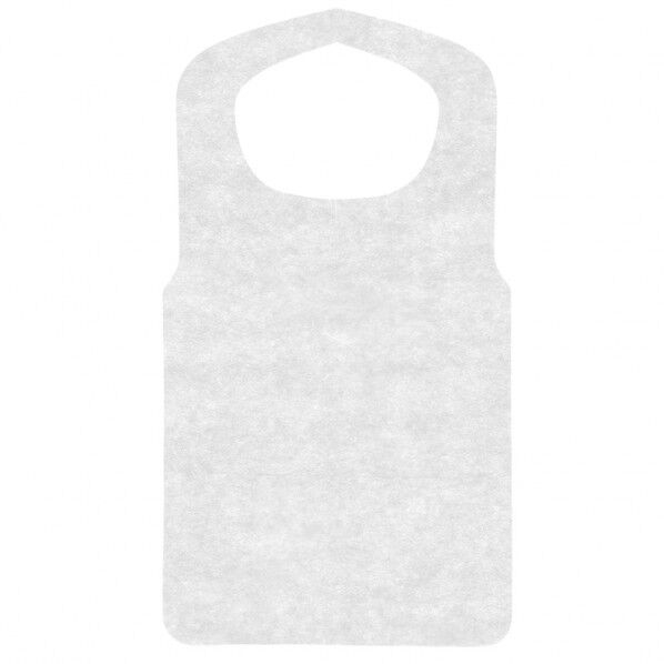 不織布エプロン 白