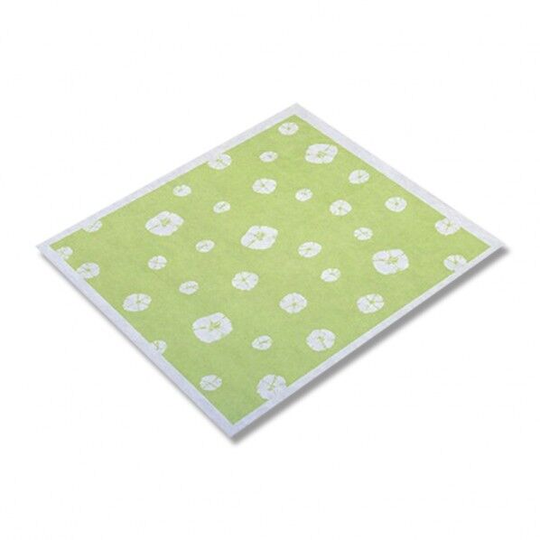 不織布風呂敷 アラカルト 66cm角 絞(しぼり) グリーン