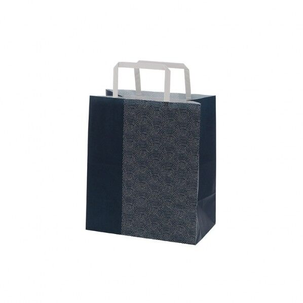 手提げ紙袋 25チャームバッグ 平手 S2 鮫小紋