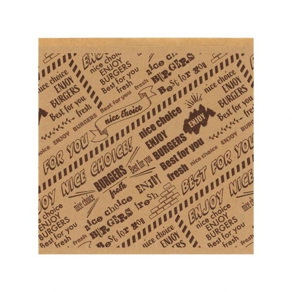 バーガー袋 15cm 未晒エンジョイ