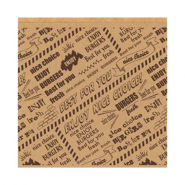 バーガー袋 18cm 未晒エンジョイ