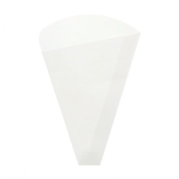 クレープ三角袋 T05 無地白