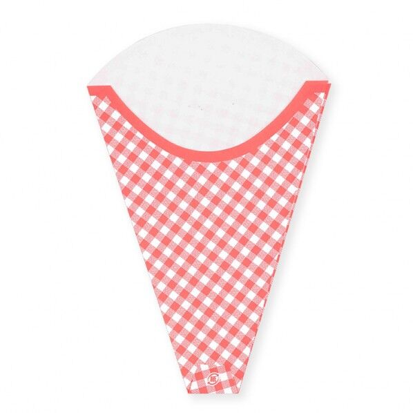 クレープ三角袋 チェック