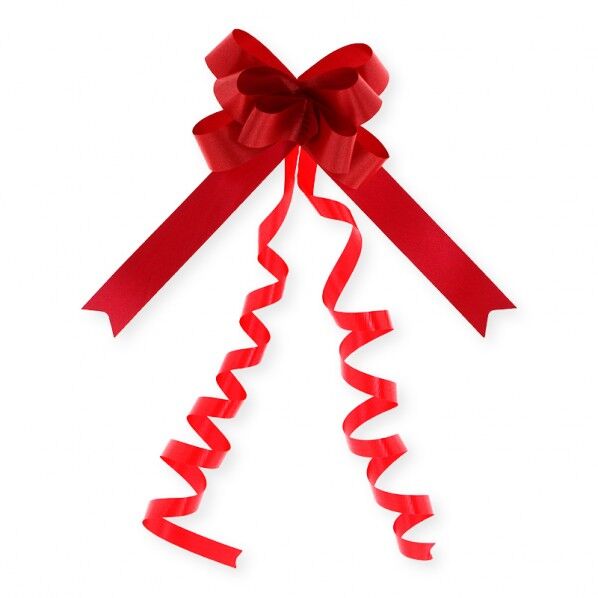 リボンボウ 22mm巾 スカーレット