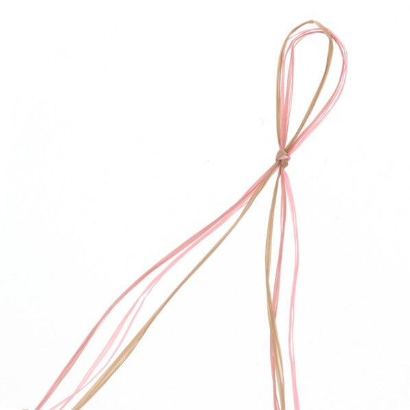 HEIKO レーヨンラフィア 3×30 ナチュラルピンク 幅3mm×30m巻 001501911 1巻