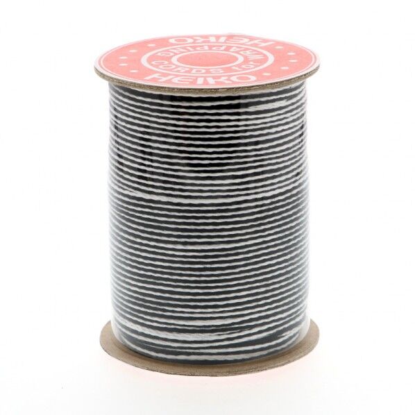 贈答用紐 シルケット 150mボビン巻 黒白