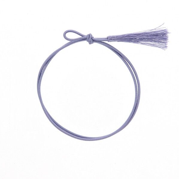 カラーゴム 彩ゴム房 2重 片花結び 58cm 藤