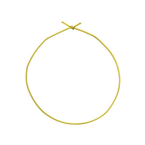 1本丸ゴム 1重 35cm 金