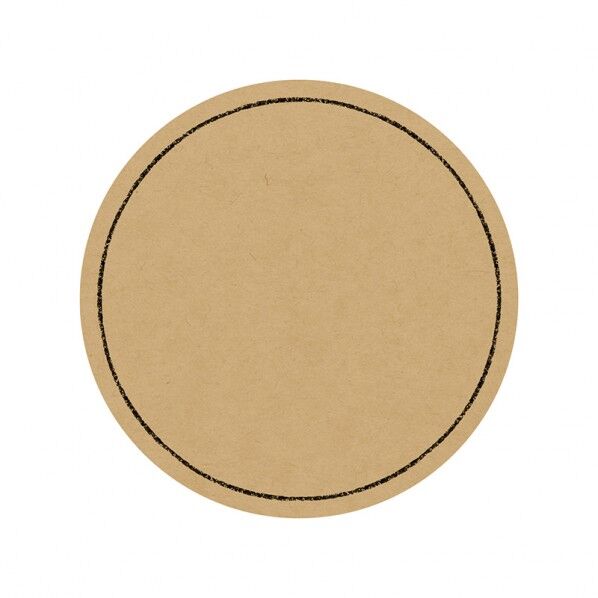 手書きPOP用カード 丸型 フチ クラフト 10枚入 16-1765