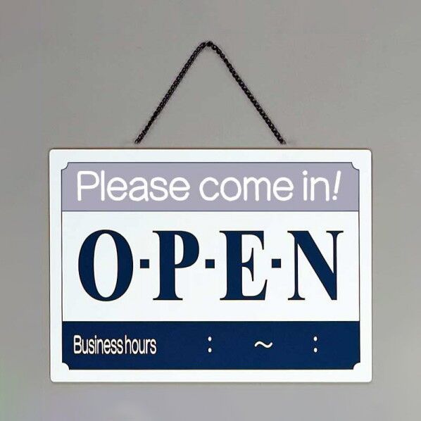 営業中サインプレート US-10