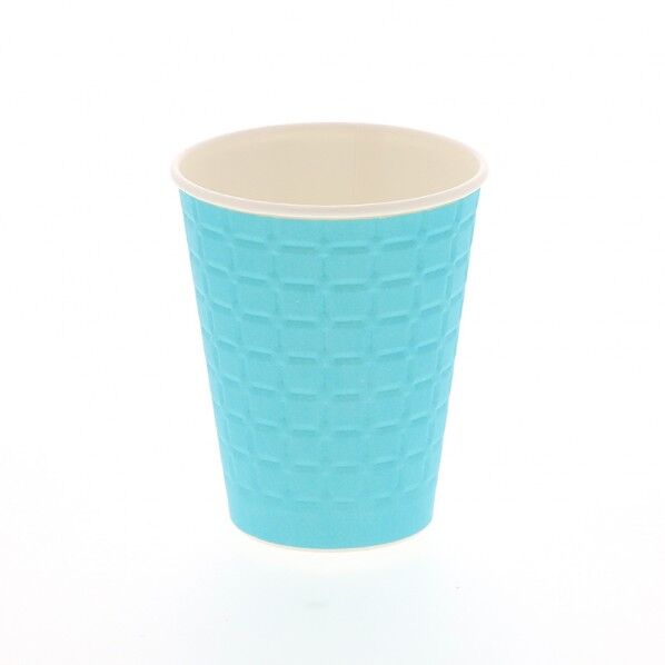 スマイル 紙コップ モデレカップ 9オンス(260ml) ターコイズ 口径79×高93×底径50mm 004539091 50個