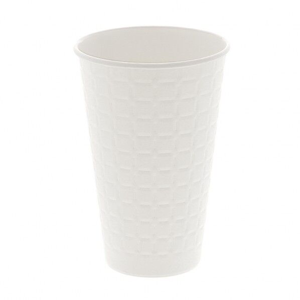 スマイル 紙コップ モデレカップ 14オンス(420ml) 白 口径85×高125×底径54.7mm 004539096 50個