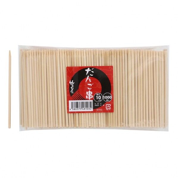神堂 だんご串 10cm 16153 約φ3mm×10cm 004636930 1000本
