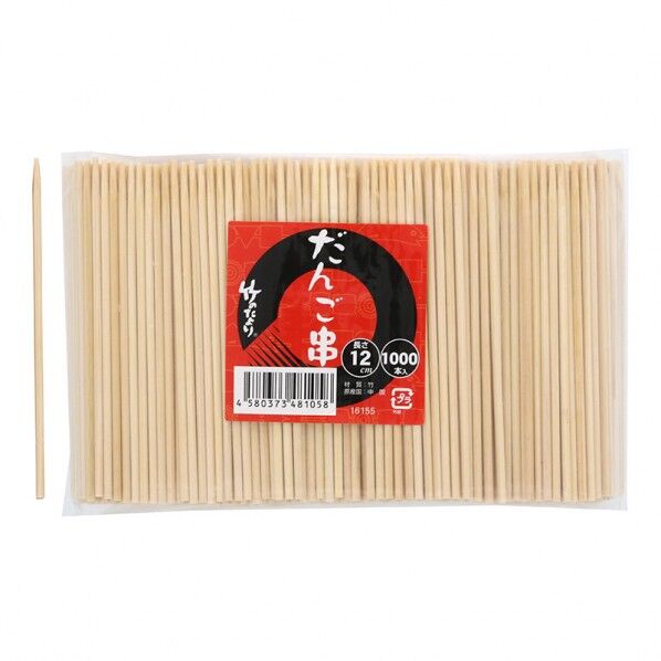 神堂 だんご串 12cm 16155 約φ3mm×12cm 004636932 1000本