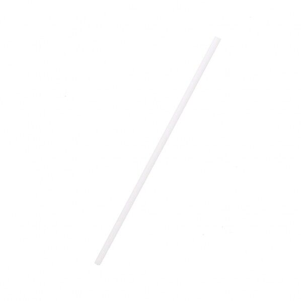 ストレートストロー 4.5×180mm 白 紙包装