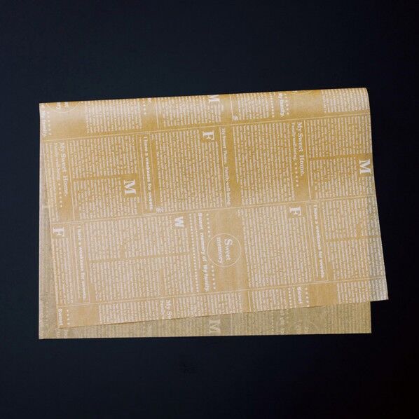 クッキングペーパー シート ニュース 茶 FTN2020