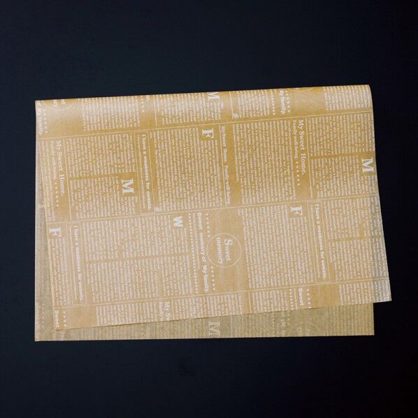 クッキングペーパー シート ニュース 茶 FTN2020