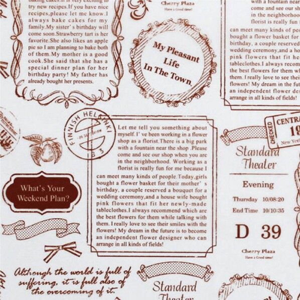 ワックスペーパー シート S ロゴ WP1400