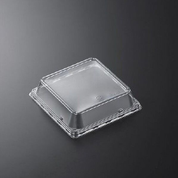 中央化学 惣菜容器 SDstyle 外嵌合蓋 FS14 外寸:143×143×36mm 004463905 50枚