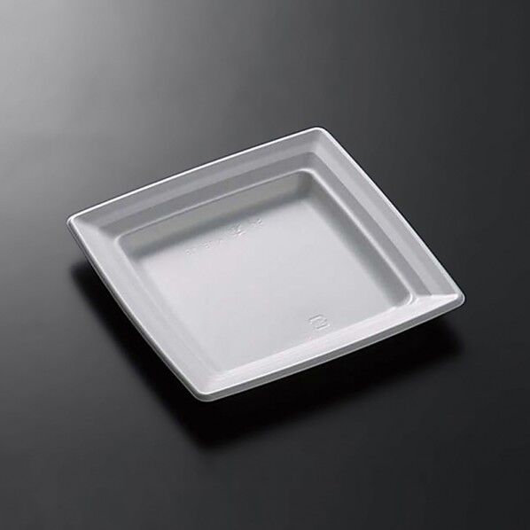 中央化学 食品容器 CT沙楽 本体 K18-18 W 外寸:180×180×22mm 004467070 50枚