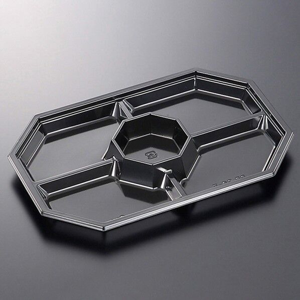 オードブル容器 本体 HSPD 36-5 BK 黒