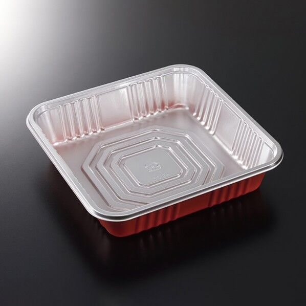 中央化学 弁当容器 本体 DXHS-23 外寸:214×214×48mm 004467227 50枚