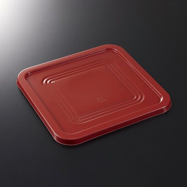 中央化学 弁当容器 共蓋 HS-23 外寸:217×217×10mm 004467230 50枚