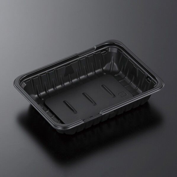 お重弁当容器 CTガチ重 本体 IK-18-13 BK 黒