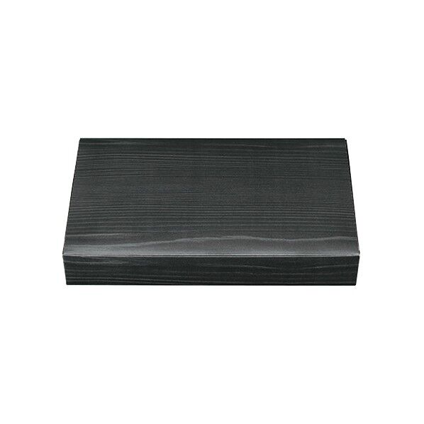 仕出し弁当容器 紙ボックス 一体型 90-60 黒木目