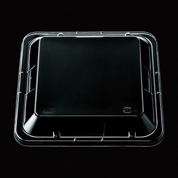 エフピコチューパ 弁当容器 CR弁当 嵌合蓋 CR-5用 外寸:211×211×21mm 004470052 50枚