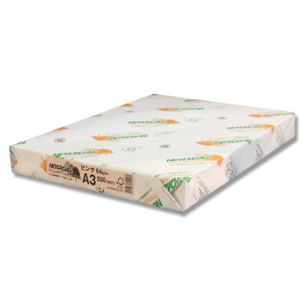 コピー用紙 NEWファインカラー A3 ピンク