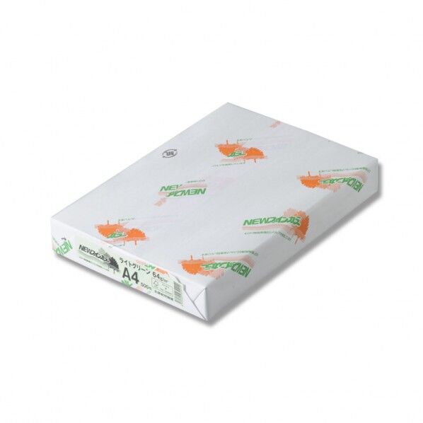 北越コーポレーション コピー用紙 NEWファインカラー A4 ライトグリーン 210×297mm 007574623 500枚