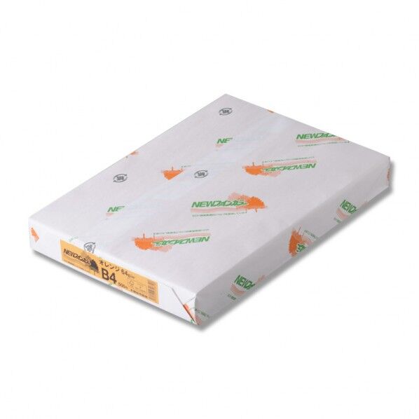コピー用紙 NEWファインカラー B4 オレンジ