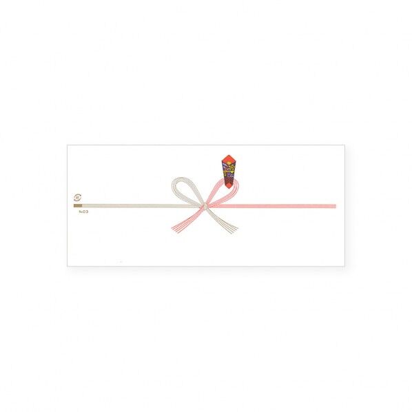 日の出紙工 のし紙 祝 真締花結び 豆のし03 100×227mm 004803101 100枚