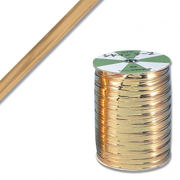 コケシテープ シャインテープ No.603 赤金 幅6mm×160m 001501803 1巻