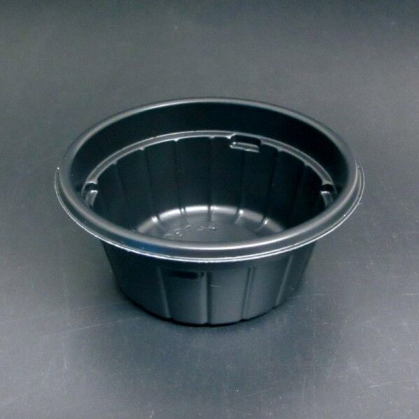 リスパック ソースカップ バイオデリカ 本体 60 BL 浅 RHBD610 黒 外寸:66φ×高28mm 004450515 100枚
