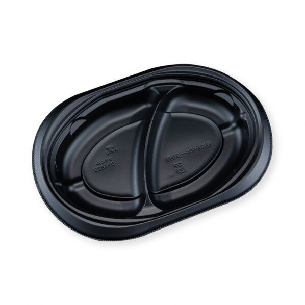 プレート容器 バイオデリカ サラエル 本体 D24B2S 黒