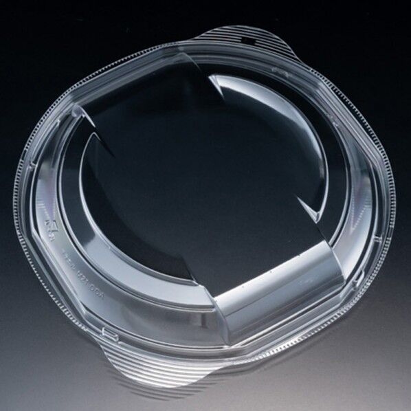 リスパック プレート容器 バイオデリカ サラエル 内嵌合蓋 M21OCA クリアー防曇 外寸:209×209×高29mm 004450533 50枚