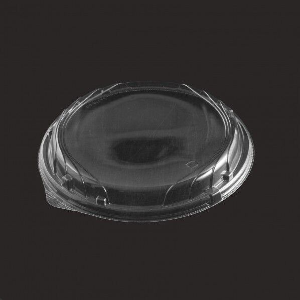 リスパック 冷やし麺容器 バイオジャストM 外嵌合蓋 178OC クリア 外寸:180φ×22mm 004450719 100枚